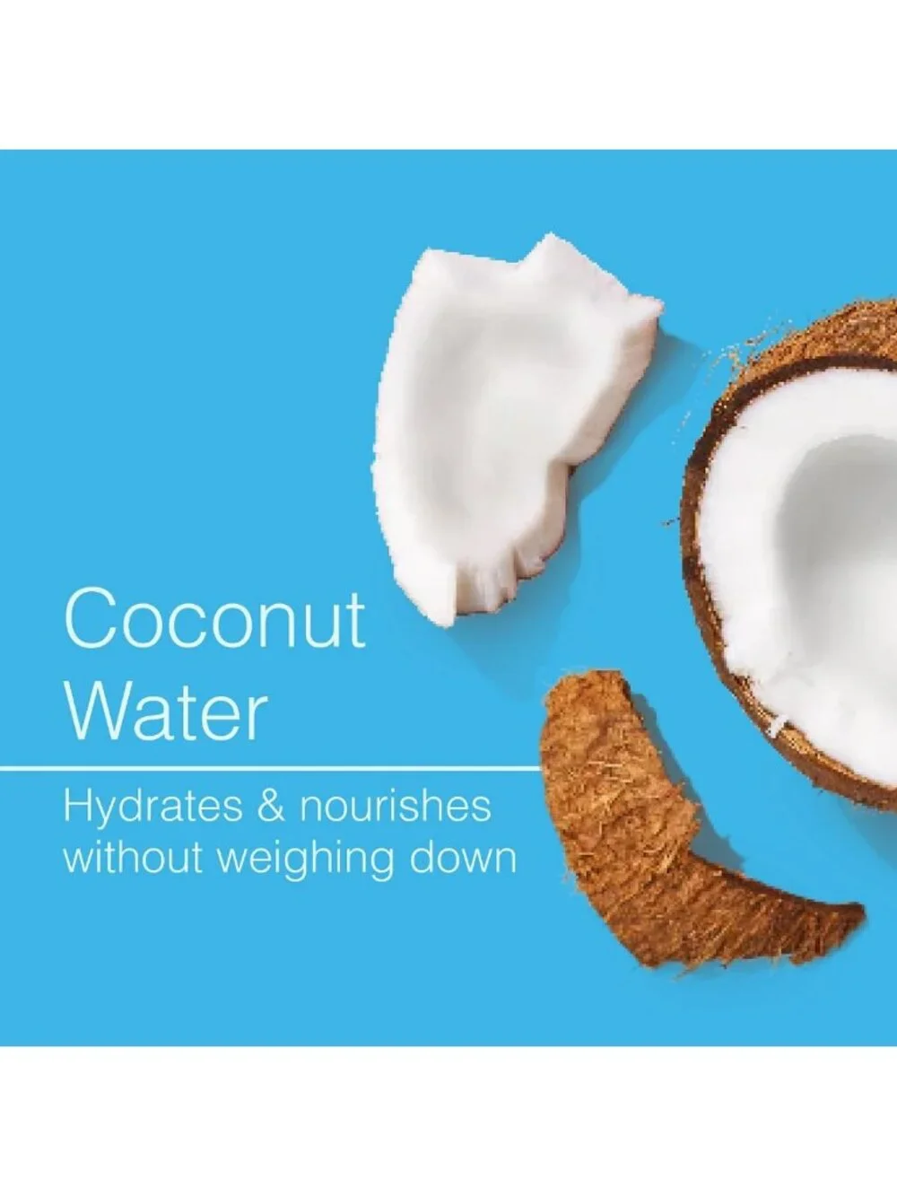 Sulfate-Free Hydrating Shampoo for Straight Hair | Coconut Water, XL Size